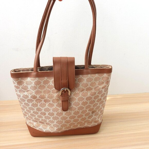 Roberta Di Camerino‎ Bag Brown Bucket Italian Leather Shoulder Tote Purse ITALY - Picture 3 of 16